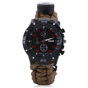 6-in-1 Survival Watch with Paracord