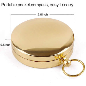 Golden Camping Survival Compass